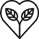 Leaves in the heart