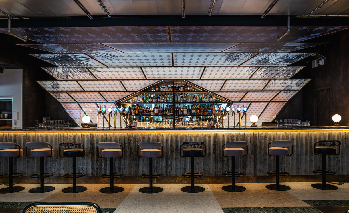 Printed Stretched Fabric Ceiling and Wall